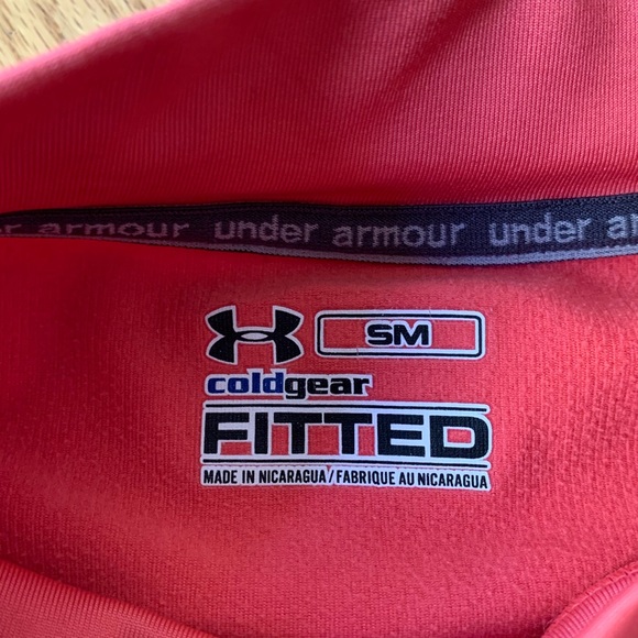 Under Armour Cold Gear Pink Long Sleeve Size S - Picture 3 of 4